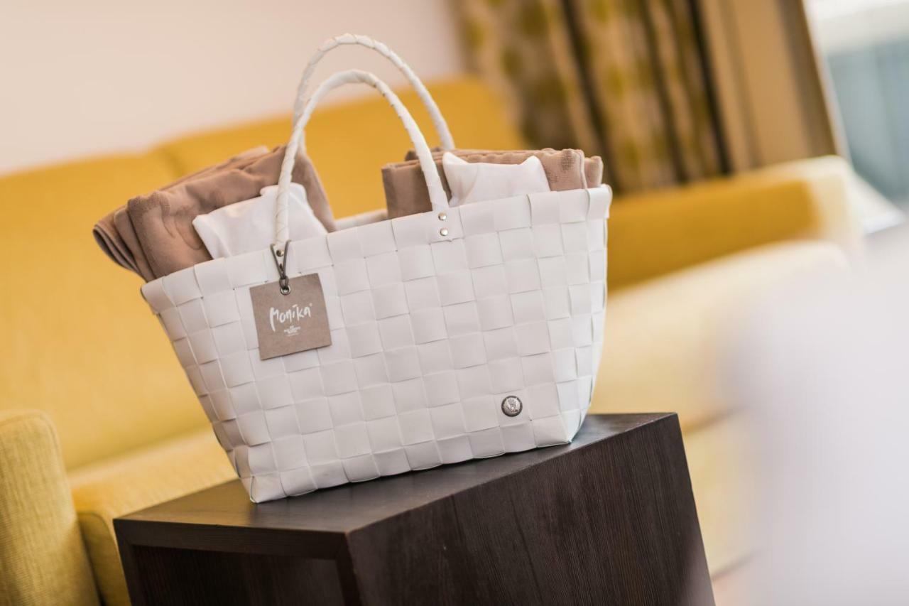Hotel Monika Sexten Exteriör bild A bag of the hotel